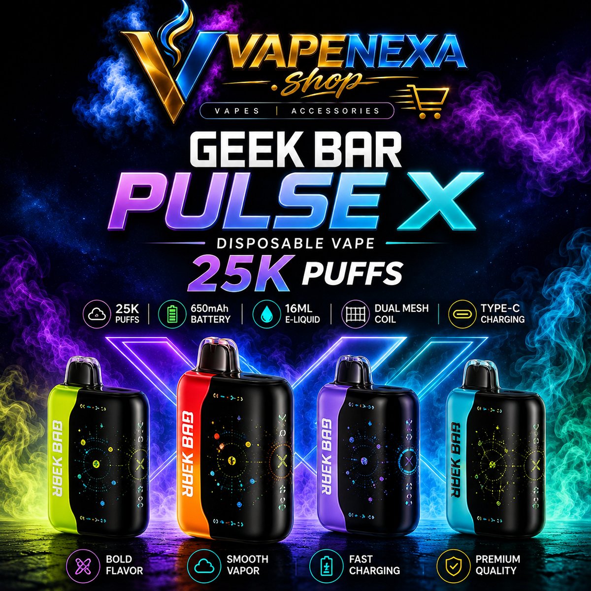 Geek Bar Pulse 25K Puffs Vapenexa Title Image.jpg